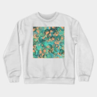 Blue Bubbles Abstract Crewneck Sweatshirt